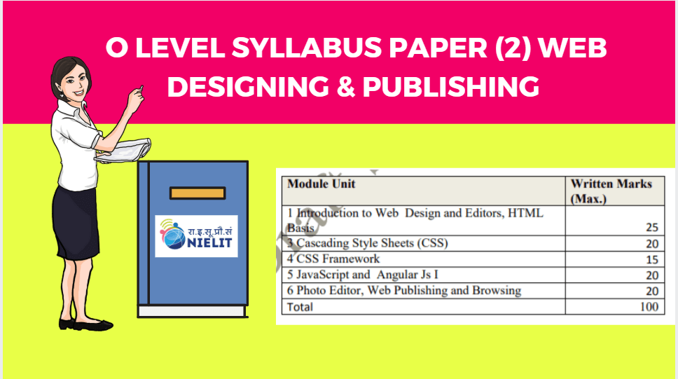 O Level Syllabus Paper (2) Web Designing & Publishing