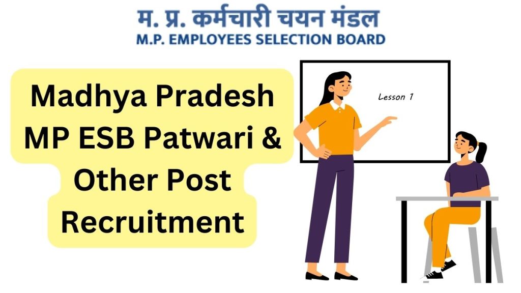 MP ESB Patwari & Other Post Recruitment