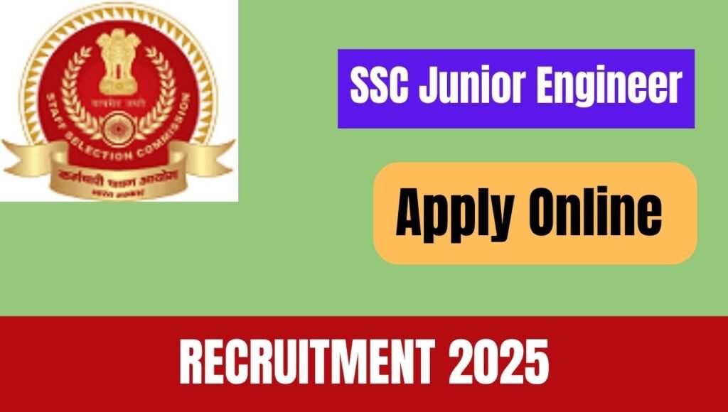 SSC Junior Engineer Recruitment 2025