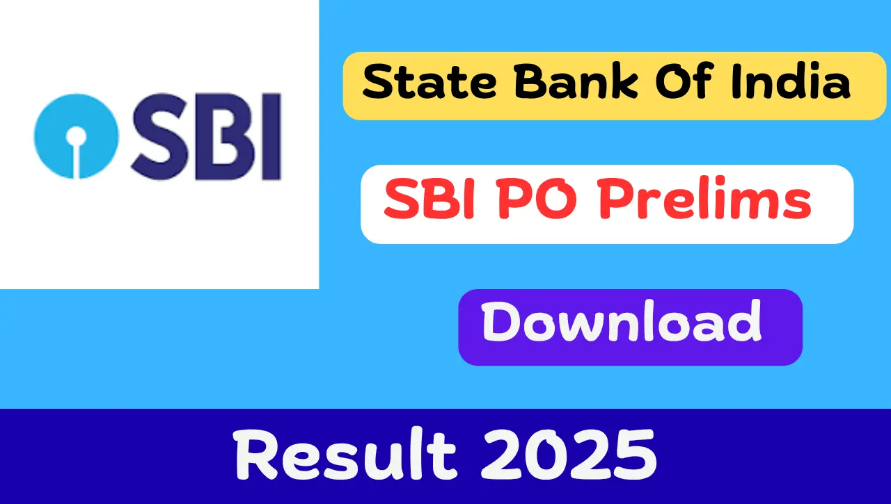 SBI PO Prelims Result 2025