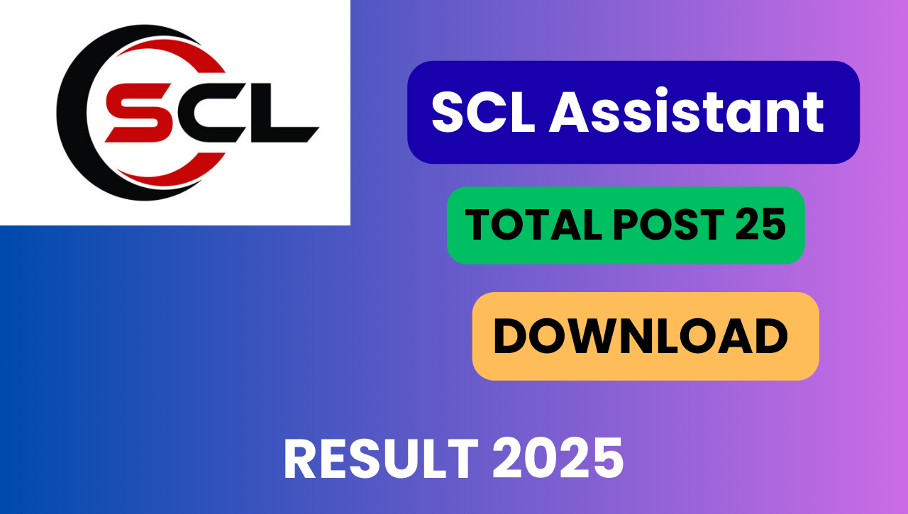 SCL Assistant Result 2025