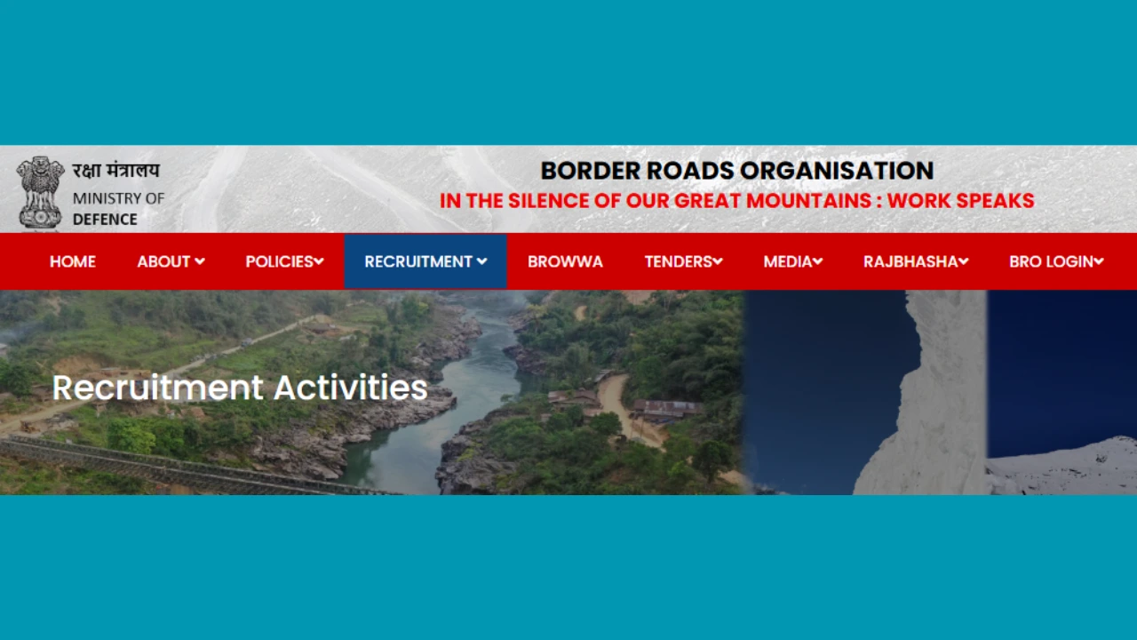 BRO Recruitment 2025 Apply Online