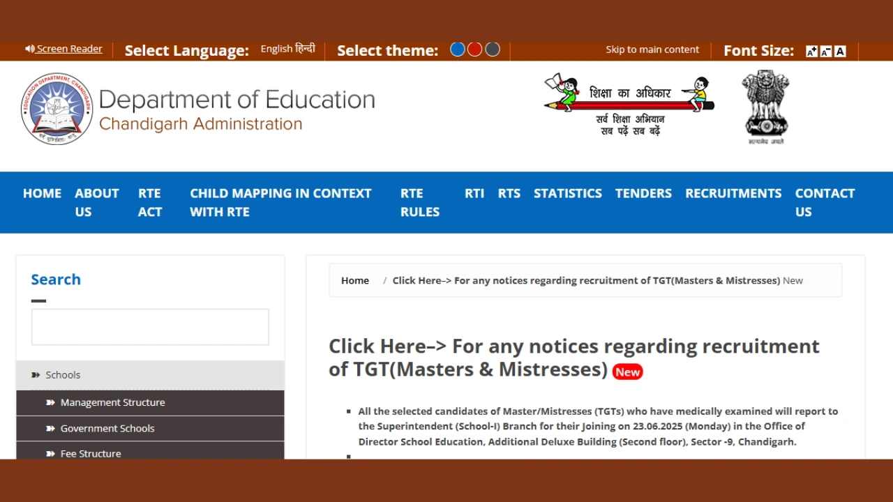 Chandigarh JBT Teacher Answer Key 2025