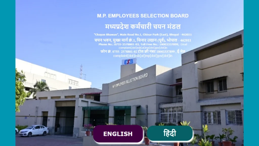 MPESB Primary School Teacher Admit Card 2025